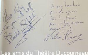 Page du livre d’Or