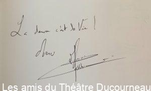 Page du livre d’Or