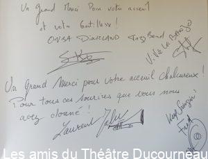 Page du livre d’Or
