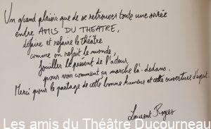 Page du livre d’Or