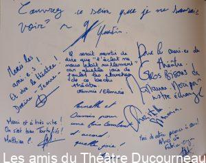 Page du livre d’Or