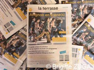Journal La Terrasse consacré au Festival d’Avignon 2026